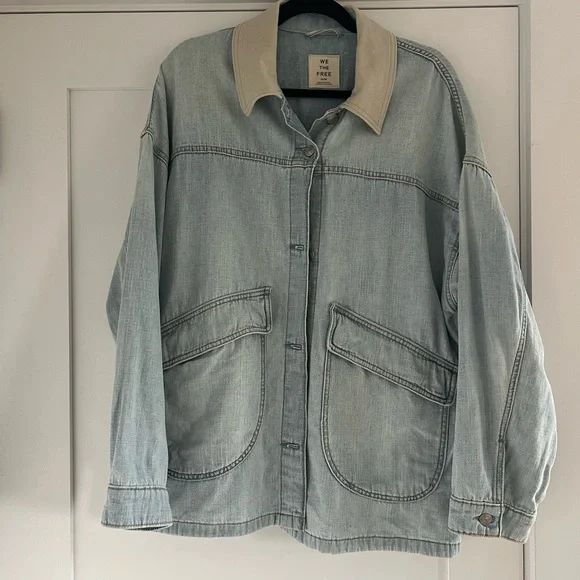 We the free lemon denim jacket - Picture 5 of 10